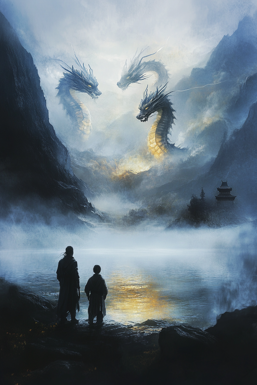 The Three Dragons — illustrated